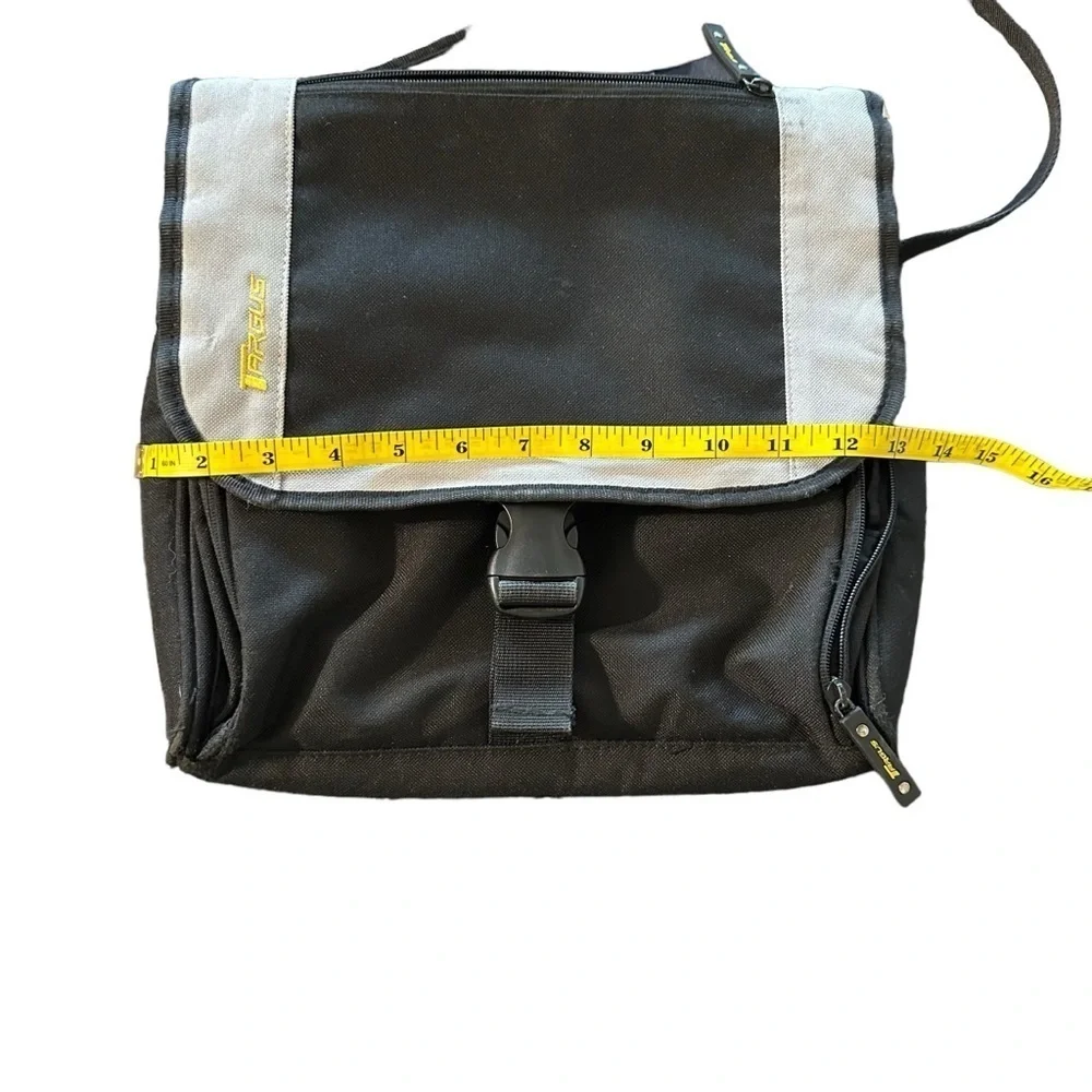 Targus Black Small Messenger Crossbody Laptop Nylon Bag